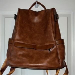 Brown Cheruty Backpack/purse